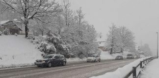 SNEG I DALJE PADA U UŽIČKOM KRAJU Vozači oprez na putu