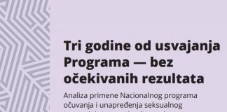 BEZ NAPRETKA U oblasti seksualnog i reproduktivnog zdravlja i prava žena