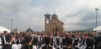 OSVEŠTAN HRAM U ŠLJIVOVICI