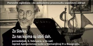 Za nas kojima su izbili dah PROTEST ZA SLAVKA