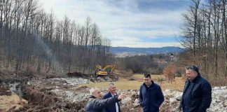 SUŠIČKA VRELA Novi cevovod stigao iznad Šljivovice