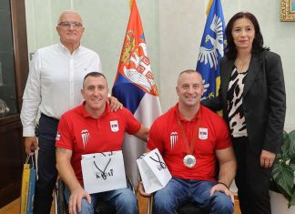 ZA NEBOJŠU ĐURIĆA Doček na Pori i prijem u Gradskoj kući