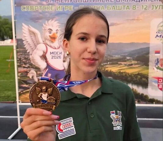 Prvo zlato za Užice osvojila Dunja Vukajlović na MOSI 2026.