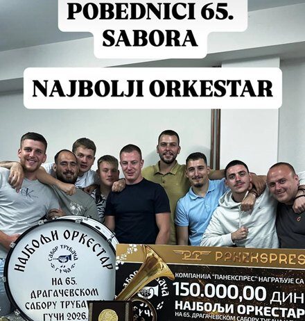 ORKESTAR VASILJEVIĆ Pobednik sabora trubača u Guči
